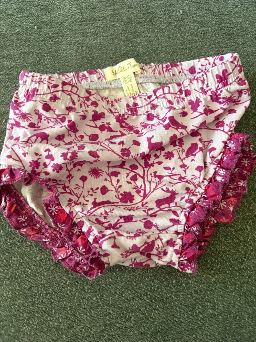 EUC Matilda Jane Friends Forever Tiered Dress Set with Leggings and Bloomers